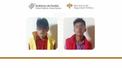 Detiene Policía Estatal a dos presuntos homicidas en Chichiquila