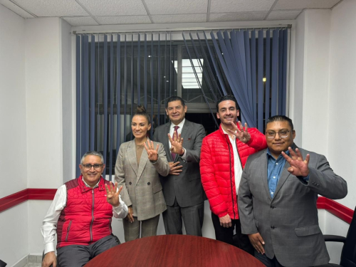 Toño López y bancada del Partido del Trabajo respaldan a Alejandro Armenta como Coordinador único del PT