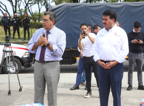 Expresa Sergio Salomón solidaridad a Acapulco; implementa operativo de apoyo