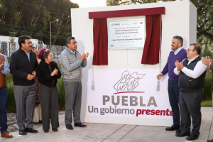 Puebla se vive y recorre en familia: Sergio Salomón, inaugura rehabilitación del &quot;Paseo de Gigantes&quot;