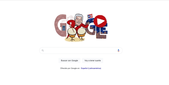 Tito Puente es celebrado con doodle