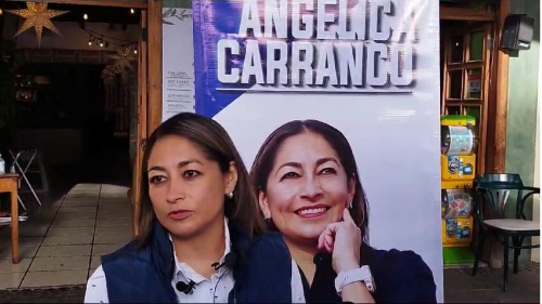 La panista Guadalupe Angélica Carranco Tejeda busca una oportunidad en San Pedro Cholula.