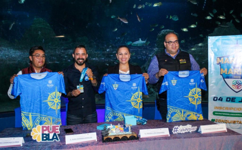 Establece Puebla acuerdos deportivos: Yucatán promueve en el estado “Maratón de la Marina”
